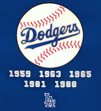 Los Angeles Dodgers dynasty banner