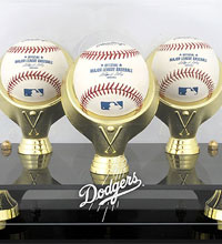 Dodgers acrylic baseball display cases