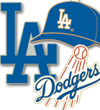 Los Angeles Dodgers lapel pins