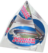 Dodger Stadium crystal pyramid