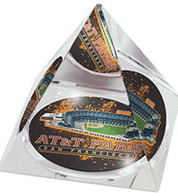 AT&T Park crystal pyramid