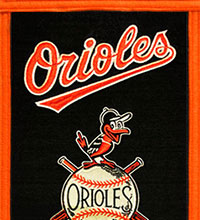 Baltimore Orioles heritage logo banner