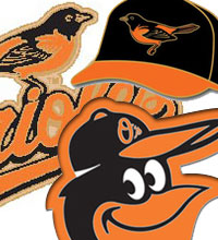 Baltimore Orioles lapel pins