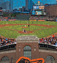 Orioles stadium and logo puzzle