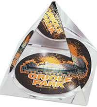 Camden Yards crystal pyramid