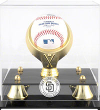 Padres acrylic baseball display cases