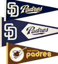 San Diego Padres pennants