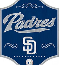 San Diego Padres wooden sign