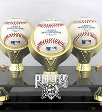 Pittsburgh Pirates acrylic baseball display cases