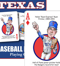 Texas baseball heroes cards