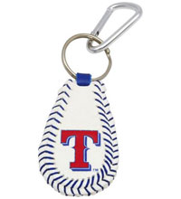 Texas Rangers baseball key chain