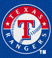Texas Rangers home and car mats