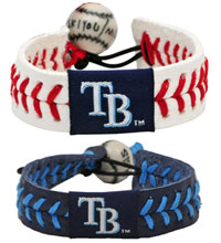 Tampa Bay Rays baseball seam bracelets