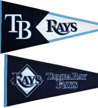 Tampa Bay Rays pennants