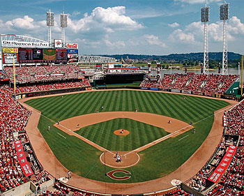 Great American Ball Park wall mural