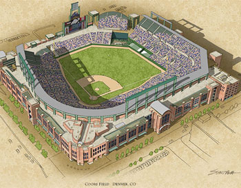 Coors Field illustration by Jeff Suntala