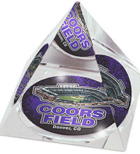 Coors Field crystal pyramid