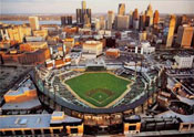 Comerica Park aerial poster