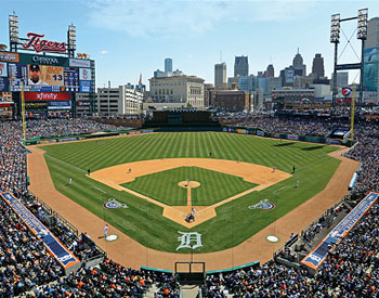 Comerica Park wall mural