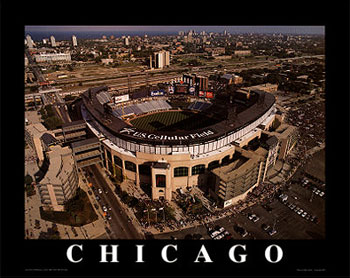 U.S. Cellular Field aerial poster