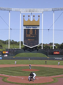 Kauffman Stadium in Kansas City