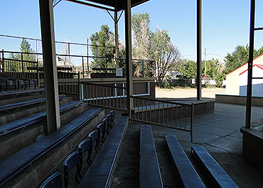 The concession stand within Central Park's grandstand