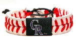 Baseball seam wristbands