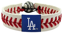 Los Angeles Dodgers baseball seam bracelet